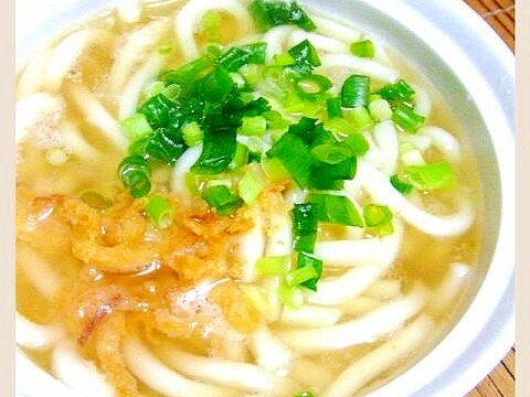 やわやわうどん♡おろしとさきいか天入り